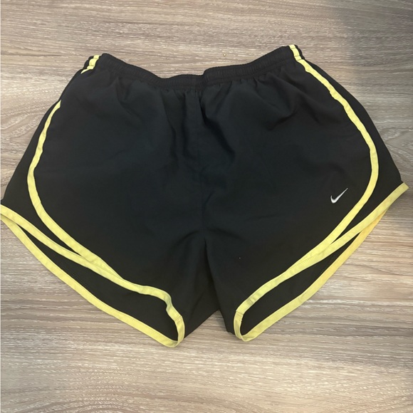 Nike Black and Yellow Athletic Shorts - Picture 1 of 2